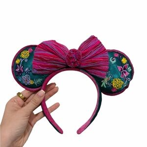 EUC! 2021 Disney Parks Encanto Magic Awaits You Minnie Mouse Ears Headband